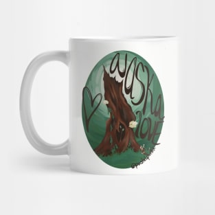 Alaska Love Tree Stump Mug